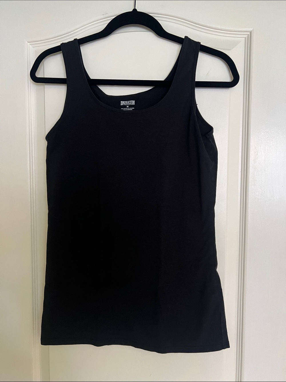 Duluth Trading Co Black Scoop Neck Tank